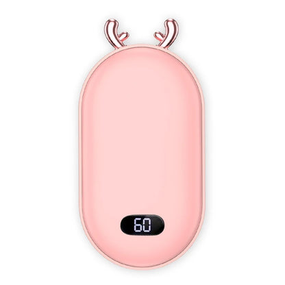 Electric USB Rechargeable Handwarmer 10000Mah Pocket Reusable Winter Mini Hand Warmer Power Bank