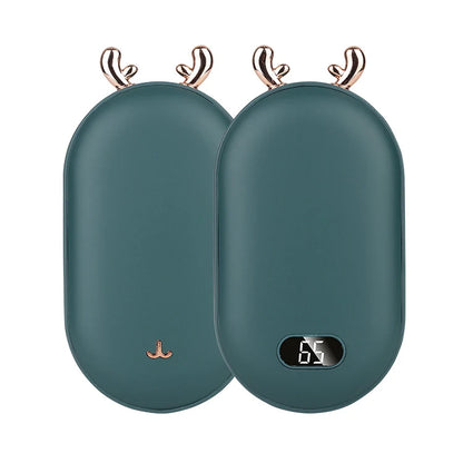 Electric USB Rechargeable Handwarmer 10000Mah Pocket Reusable Winter Mini Hand Warmer Power Bank